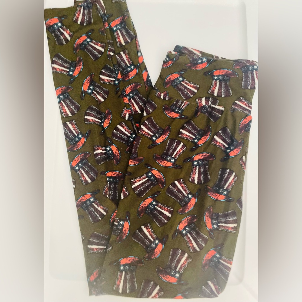 LuLaRoe OS Leggings Patriotic